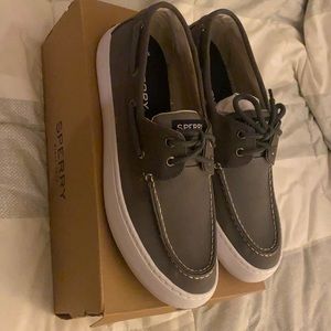 Sperry Top-Sider Cutter sneakers size 10 men in grey. New in box
